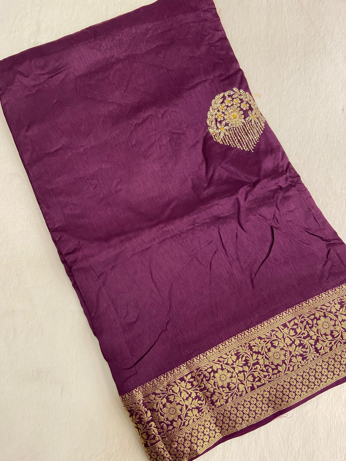 Pure Chinnon Saree