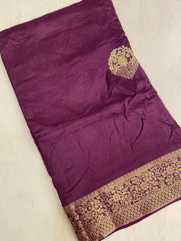 Pure Chinnon Saree