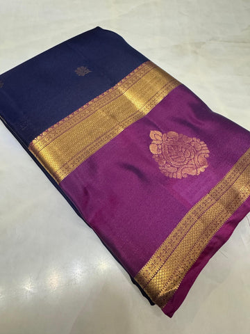 Half mix Kanjeevaram silk saree