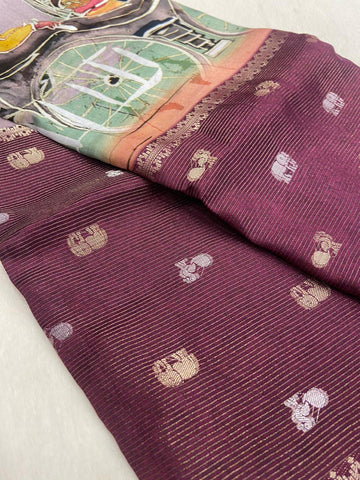 Premium Viscose Silk Saree💚