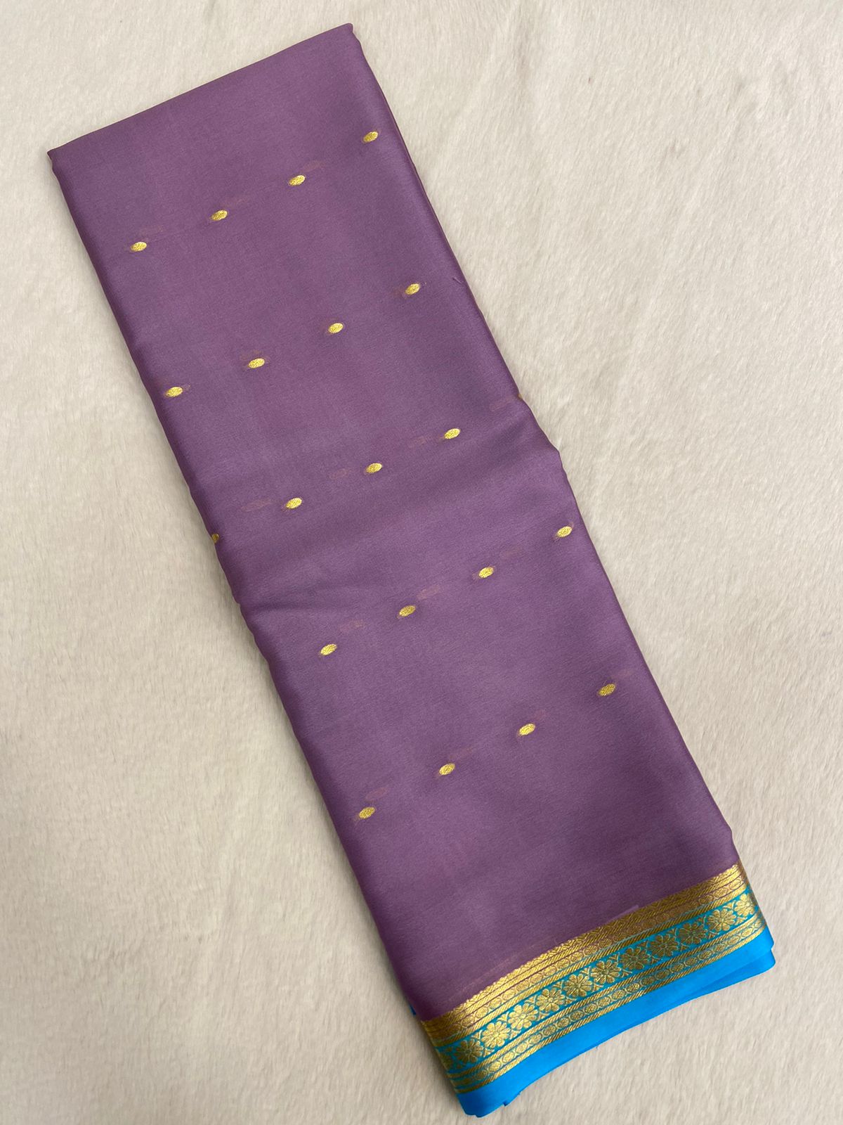 Premium crepe Mysore silk saree 80 GSM Silk Mark Certified