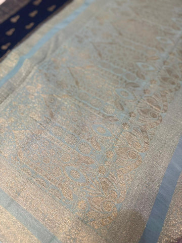 Premium quality wrinkle crepe silk saree
