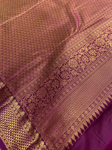 Premium Bridal Semi Kanchipuram Silk Saree