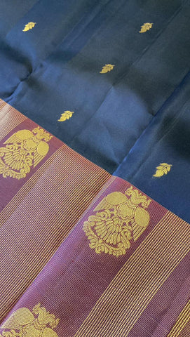 Half mix Kanjeevaram silk saree