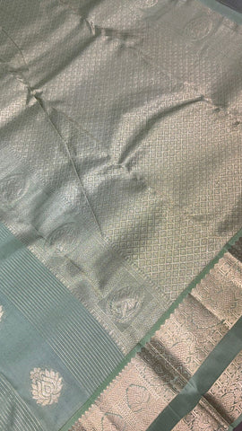 Half mix Kanjeevaram silk saree