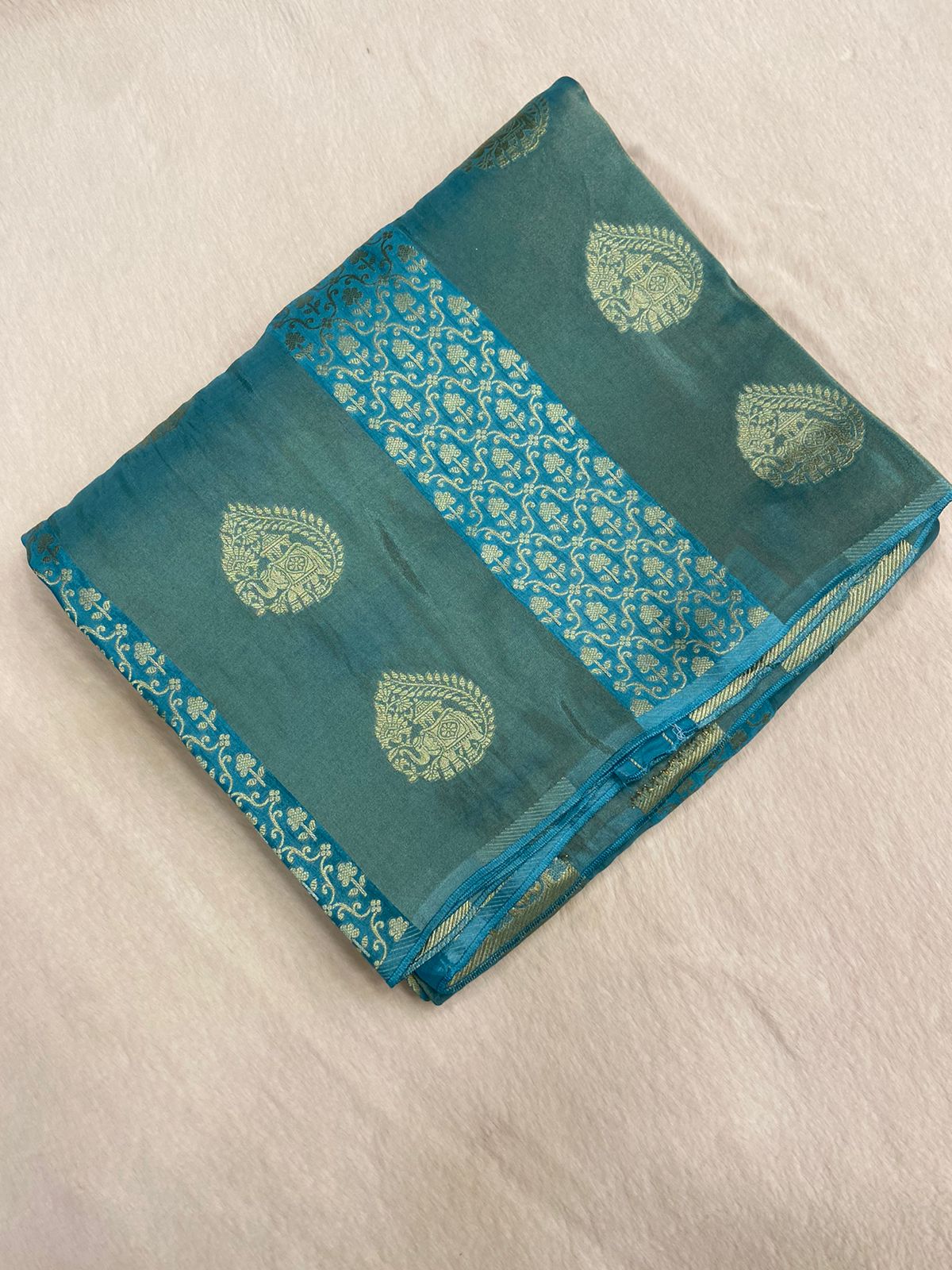 Pure Chinnon Saree
