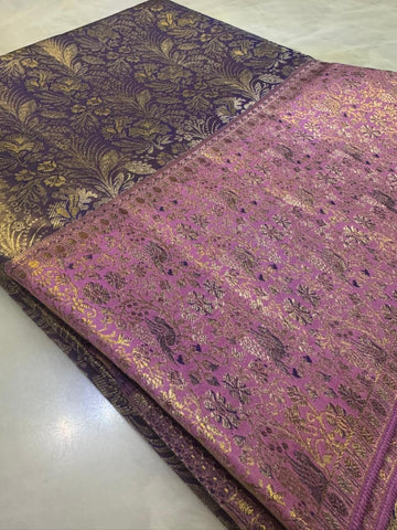 Pure Kanjeevaram silk mark certified saree