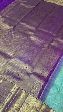 Pure Zari handloom Kanjeevaram silk mark certified saree