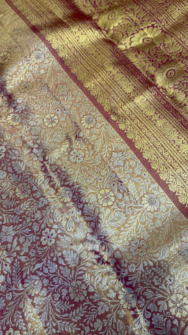 Pure Kanjeevaram Silk Mark Certified Saree