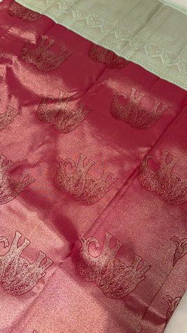 Pure Kanjeevaram silk mark certified saree