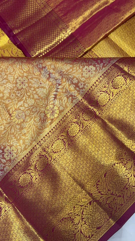 Pure Kanjeevaram Silk Mark Certified Saree