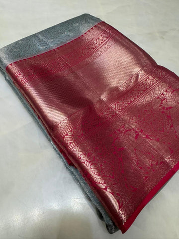 Pure Kanjeevaram Silk Mark Certified Saree