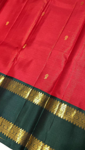 Pure Zari handloom Kanjeevaram silk mark certified saree