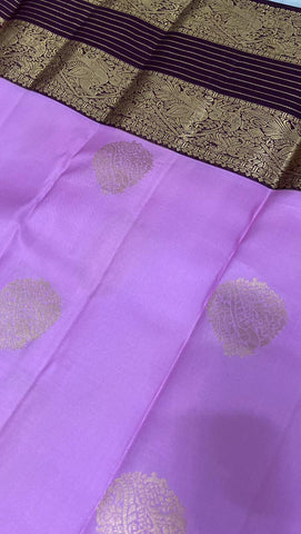 Pure Zari handloom Kanjeevaram silk mark certified saree