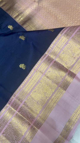 Half mix Kanjeevaram silk saree
