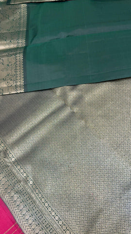 Pure Kanjeevaram silk mark certified saree