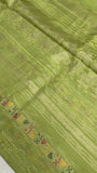 Pure Chinnon Saree💫