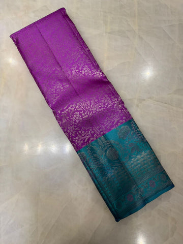 Pure zari handloom Kanjeevaram silk mark certified saree