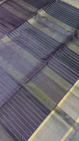 Pure handloom Kanjeevaram soft silk mark certified saree