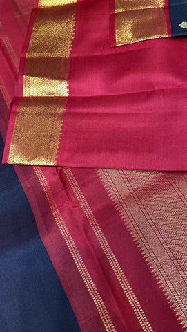Pure zari handloom Kanjeevaram silk mark certified saree