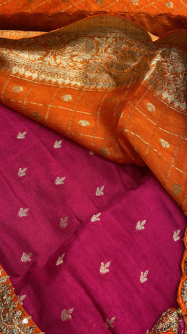 Pure Chinnon Saree