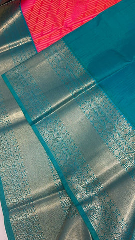 Mini kanchi Silk Saree