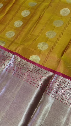 Half mix Kanjeevaram silk saree