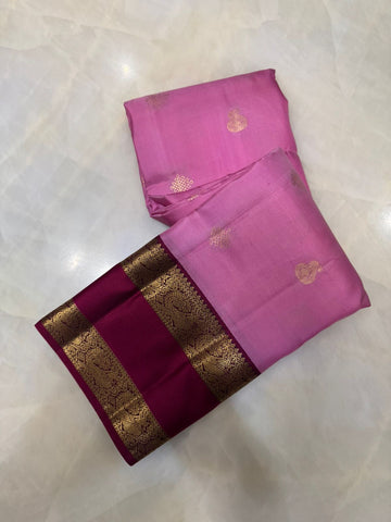 Pure Kanjeevaram silk mark certified saree