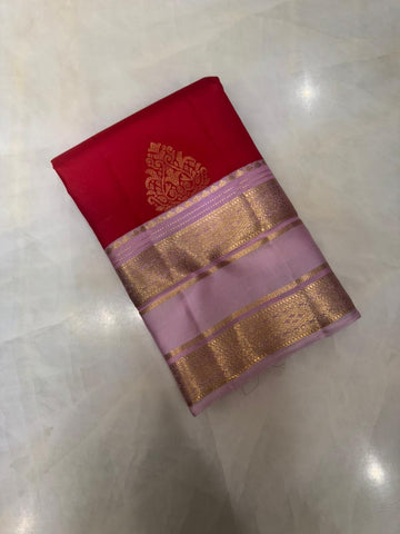 Pure Kanjeevaram silk mark certified saree