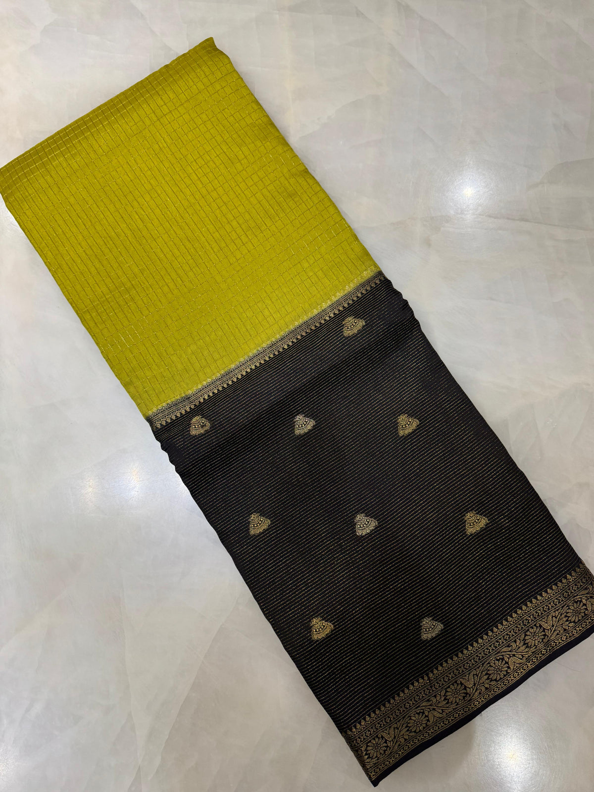 Premium semi Kolkata crepe silk saree
