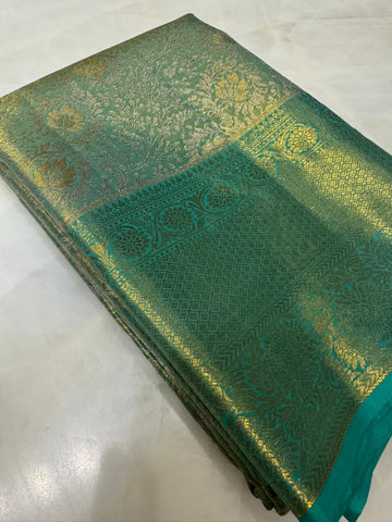 Half mix Kanjeevaram silk saree