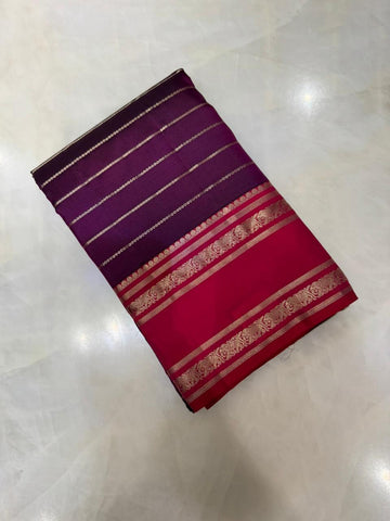 Pure handloom Kanjeevaram silk mark certified saree