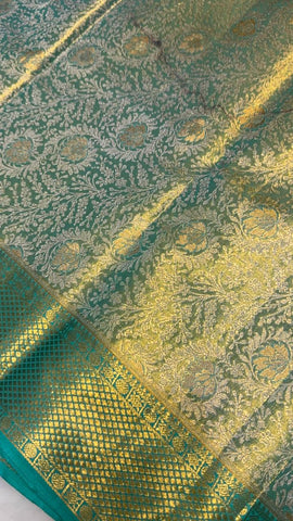 Half mix Kanjeevaram silk saree