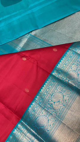 Pure zari handloom Kanjeevaram silk mark certified saree