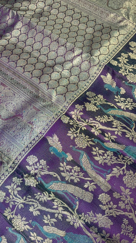 Pure zari handloom Kanjeevaram silk mark certified saree