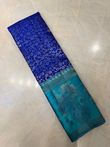 Pure zari handloom Kanjeevaram silk mark certified saree