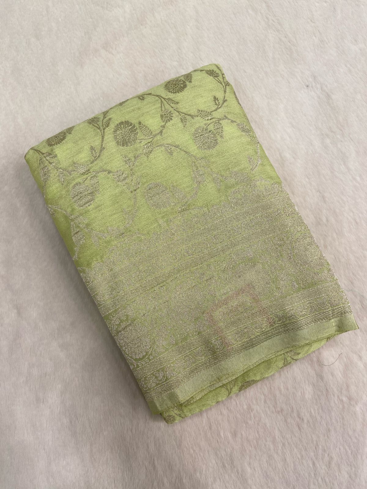 Premium Crush Georgette (Green)