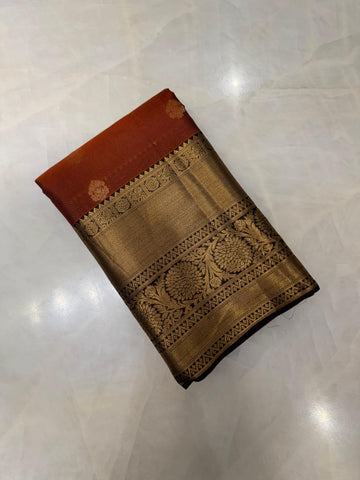 Half mix kanjeevaram silk saree