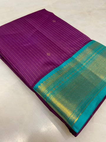 Pure Zari handloom Kanjeevaram silk mark certified saree