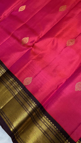 Pure Zari handloom Kanjeevaram silk mark certified saree