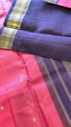Pure Zari handloom Kanjeevaram silk mark certified saree