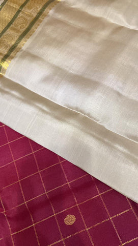 Pure Zari handloom Kanjeevaram silk mark certified saree