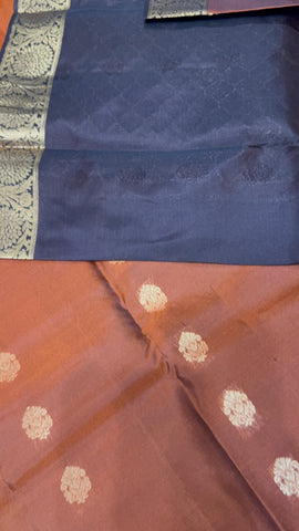 Half mix kanjeevaram silk saree