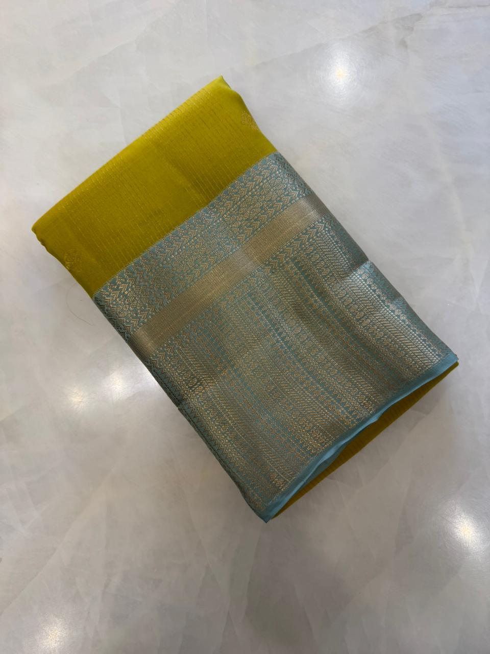 Half mix Kanjeevaram silk saree