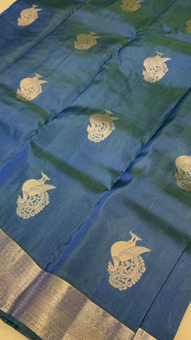 Half mix Kanjeevaram silk saree
