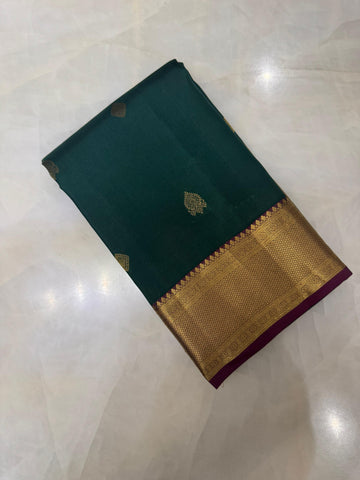 Half mix Kanjeevaram silk saree