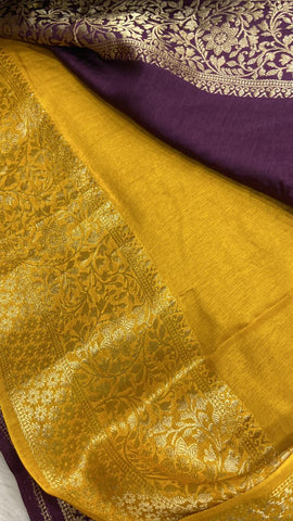 Pure Chinnon Saree