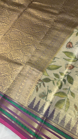 Semi Kanchipuram silk saree