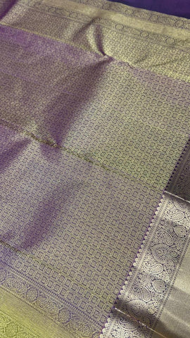 Pure zari handloom Kanjeevaram silk mark certified saree