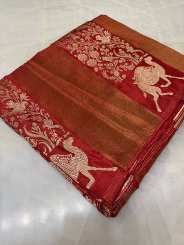 Pure Chinnon Saree